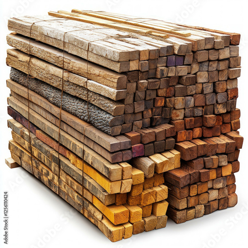 Building Materials Isolated