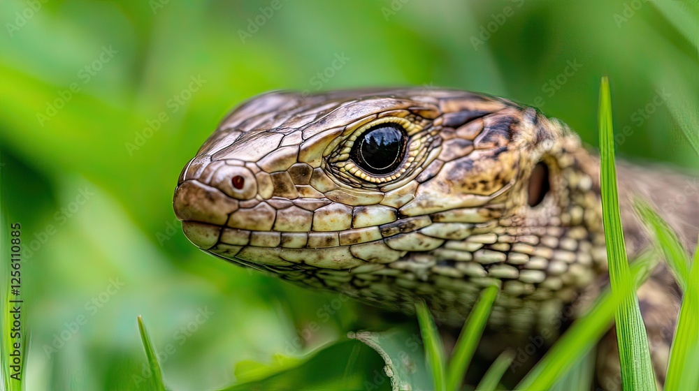 Lizard portrait, grass, wildlife, nature, close-up, focus, green background, reptile, habitat, zoology Lizard portrait, grass, wildlife, nature, close-up, focus, green background, reptile, habitat, zoology