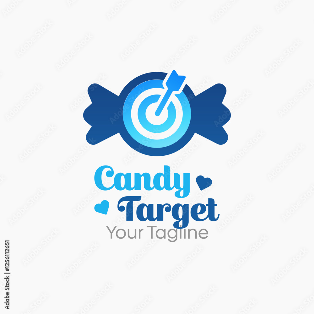 Candy Target Logo Design Template. Good for Business, Agency, Community and Organization Candy Target Logo Design Template. Good for Business, Agency, Community and Organization