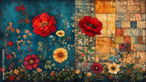 The pastoral poetry of blooming flowers