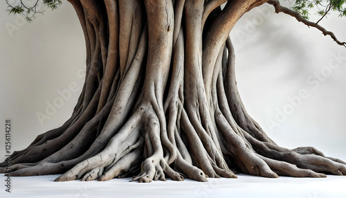 El Árbol del Tule, a Mexican cypress with the world’s widest trunk, perfect for botanical and tourism visuals. photo