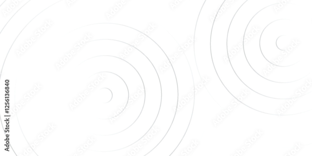 Circular lines geometric background in abstract style. Modern line art illustration with black circular concentric on halftone design template. Circular lines geometric background in abstract style. Modern line art illustration with black circular concentric on halftone design template.