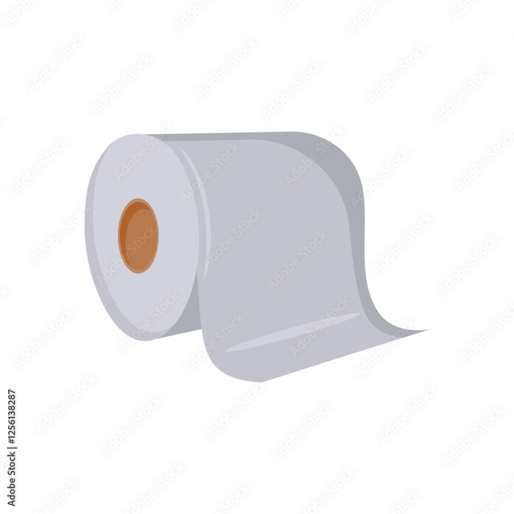Tissue Paper, Kitchen Vector Illustration Isolated Tissue Paper, Kitchen Vector Illustration Isolated