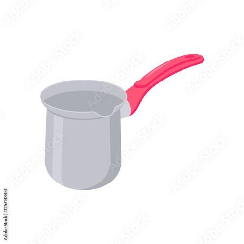Cezve, Kitchen Vector Illustration Isolated