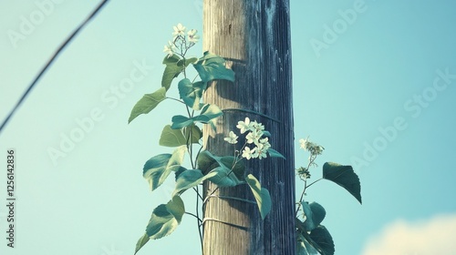 Tranquil Vine: A Serene View of Nature's Embrace
