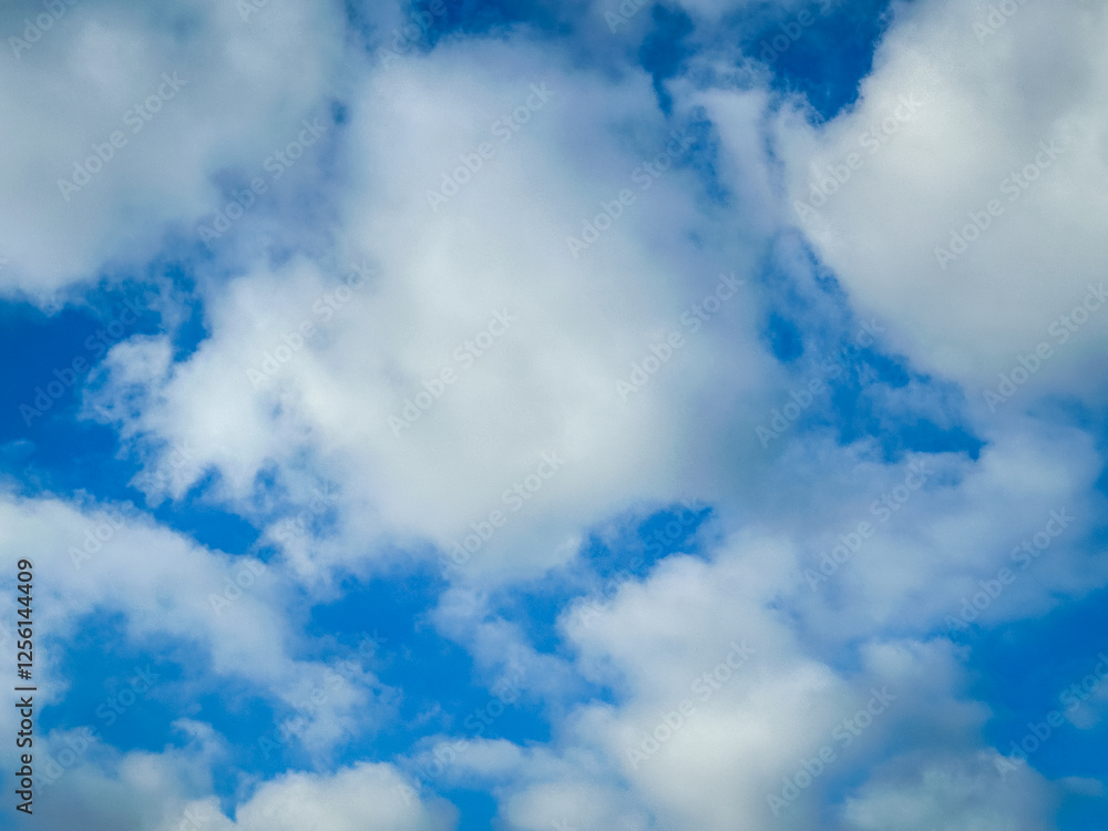 Obraz premium blue sky with clouds
