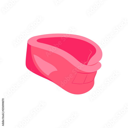 Cervical, Collar, Disability Vector Illustration Isolated