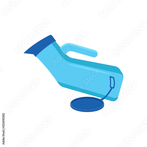 Urinal, Pot, Disability Vector Illustration Isolated