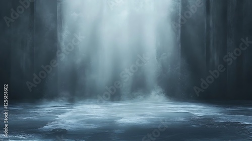 Smoky alleyway, cold floor, mysterious scene, background use