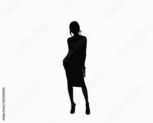 silhouette of a woman