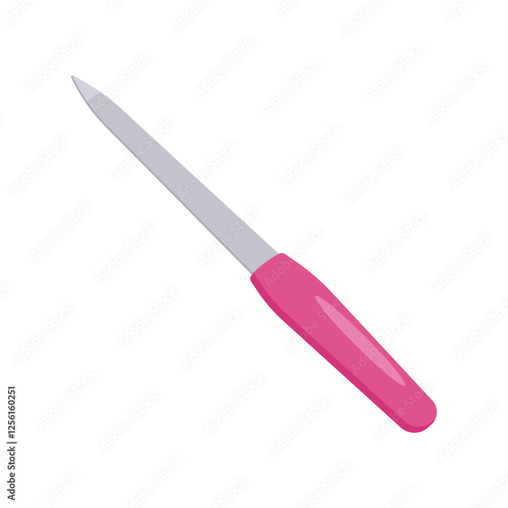 Nail File, Beauty and Spa Vector isolated Illustration Nail File, Beauty and Spa Vector isolated Illustration