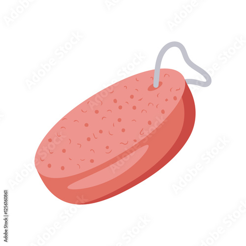 Pumice Stone, Beauty and Spa Vector isolated Illustration