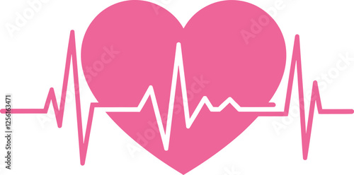 heart with wings vector silhouette