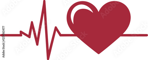 heart with wings vector silhouette