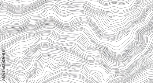 Abstract pattern with swirls Abstract White wave paper curved reliefs background.Panorama view gradient multicolor wave curve lines banner background design. Modern wave line topography background 