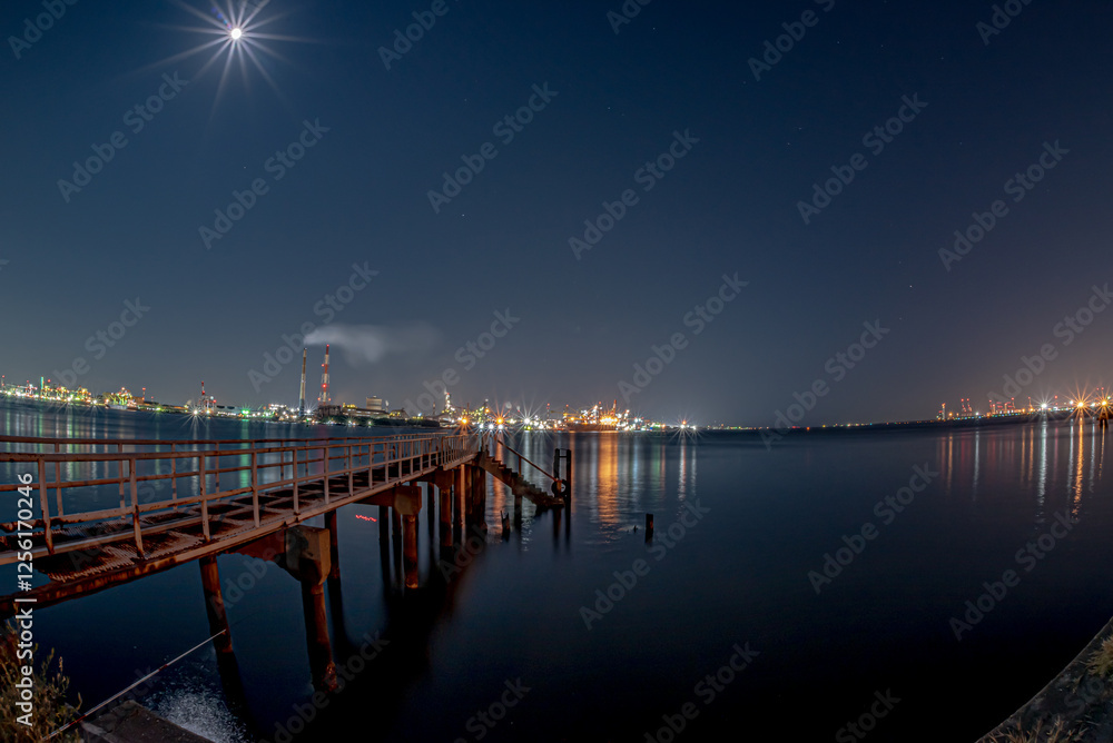 Fototapeta premium 名古屋港夜景