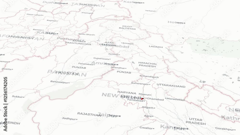 New Delhi Map Animation Exploring Key Locations and Landmarks of India's Capital City New Delhi Map Animation Exploring Key Locations and Landmarks of India's Capital City