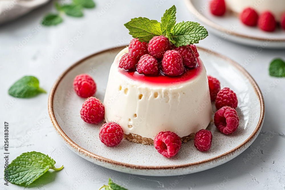 fresh raspberry cheese cake  