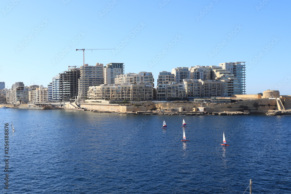 Obraz premium sea view from Malta