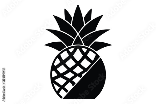 pineapple vector illustration