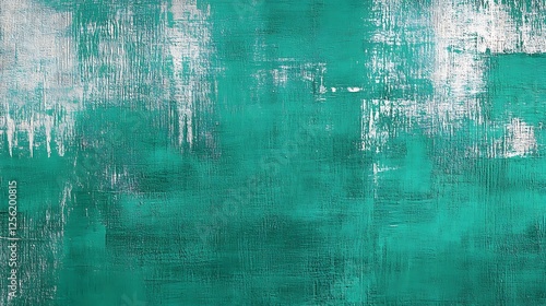 Teal abstract paint texture