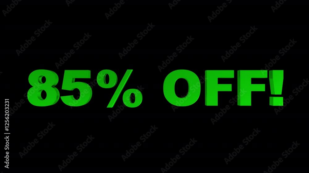 Shiny Colorful Rotating And Jumping 85% OFF Text Shiny Colorful Rotating And Jumping 85% OFF Text