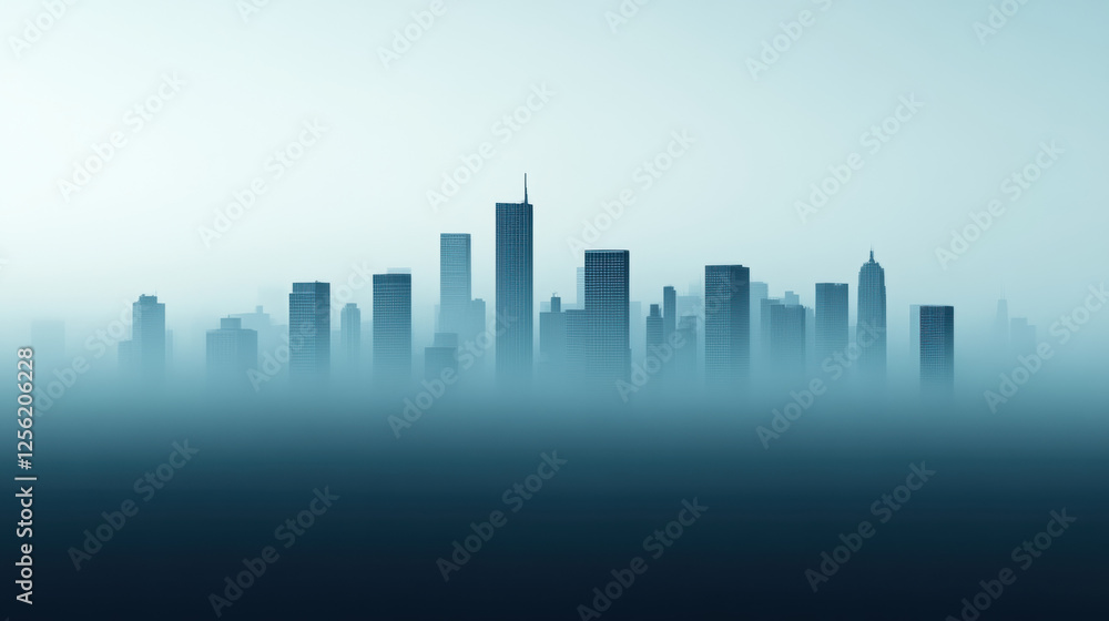 Air Pollution, A city skyline shrouded in thick smog, showcasing buildings and urban life, captured in high fidelity and enhanced detail. Air Pollution, A city skyline shrouded in thick smog, showcasing buildings and urban life, captured in high fidelity and enhanced detail.
