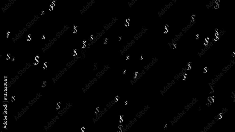 Dollar sign Flying dollar icon animation. Animated cyan color dollar background. $ sing video animation. Dollar sign Flying dollar icon animation. Animated cyan color dollar background. $ sing video animation.