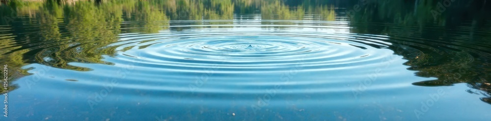 gentle ripples disturb the mirror-like surface of a peaceful lake, natural, scenery, water gentle ripples disturb the mirror-like surface of a peaceful lake, natural, scenery, water