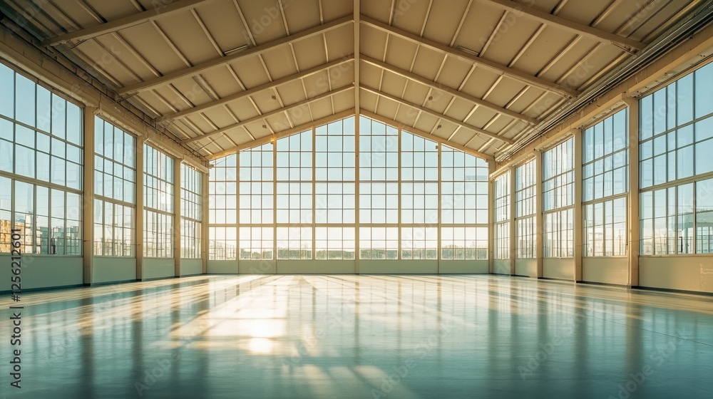 Spacious Contemporary Hall with Abundant Natural Light and Windows