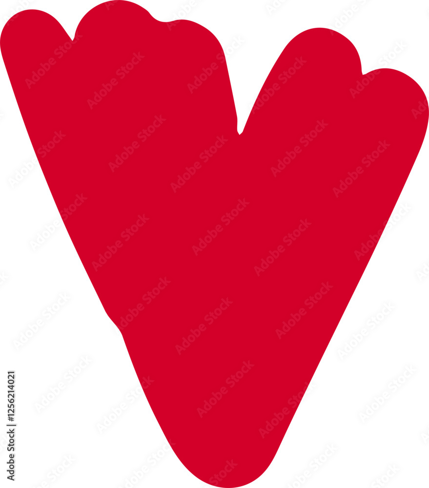 Red Heart icon vector. Calligraphic love heart sign. for decoration Valentine Love Wedding Red Heart icon vector. Calligraphic love heart sign. for decoration Valentine Love Wedding