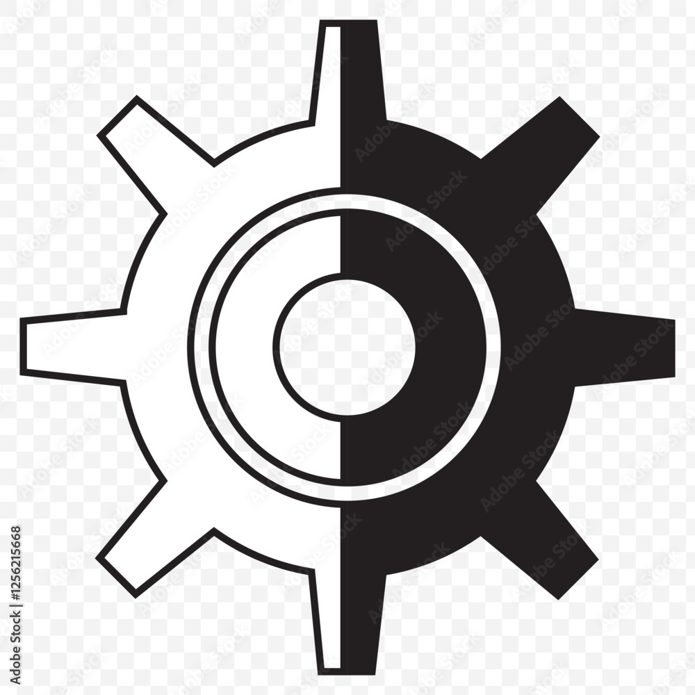 gear icon. illustration of simple gear icon design. Settings isolated icon. Gear symbol. Gear tool or button for web application or UI. Trendy flat style. EPS 10. gear icon. illustration of simple gear icon design. Settings isolated icon. Gear symbol. Gear tool or button for web application or UI. Trendy flat style. EPS 10.