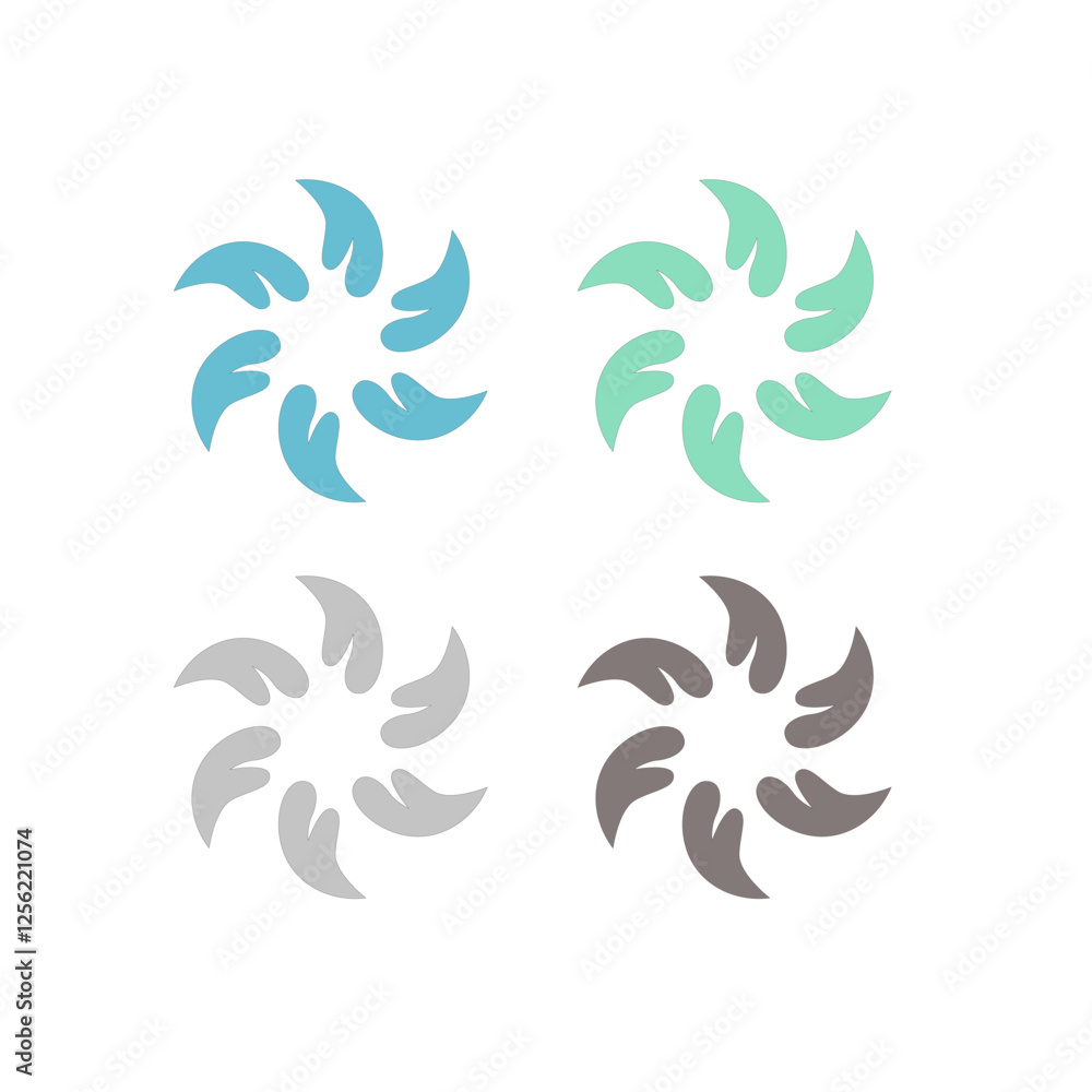 Fototapeta premium Natural Eco Bio Product Sign Symbol Logo Vector