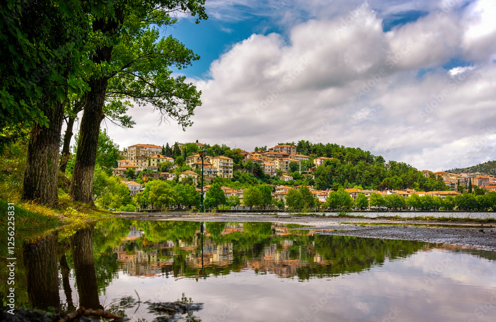 Obraz premium lake and forest