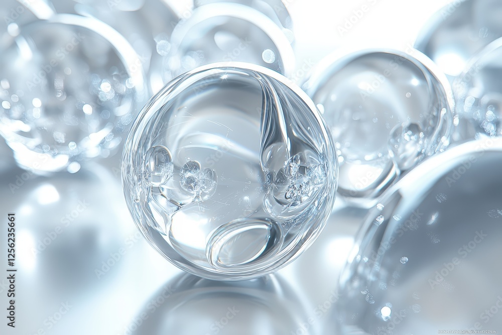 Dynamic composition of overlapping transparent spheres modern studio high-fidelity visuals minimalistic environment close-up viewpoint Dynamic composition of overlapping transparent spheres modern studio high-fidelity visuals minimalistic environment close-up viewpoint
