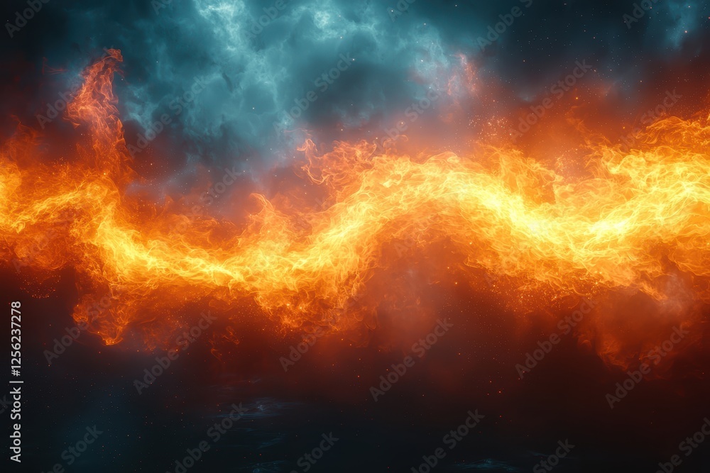Dynamic glowing plasma ribbon twisting through cosmic space high fidelity abstract art sci-fi environment dramatic viewpoint Dynamic glowing plasma ribbon twisting through cosmic space high fidelity abstract art sci-fi environment dramatic viewpoint