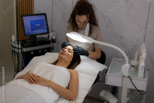 Relaxing skincare treatment...