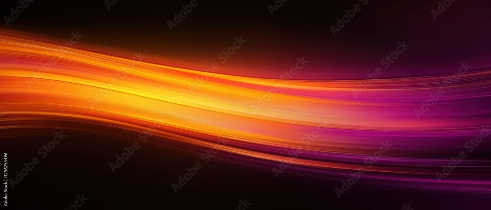 Vibrant abstract waves of orange and purple flowing smoothly Vibrant abstract waves of orange and purple flowing smoothly