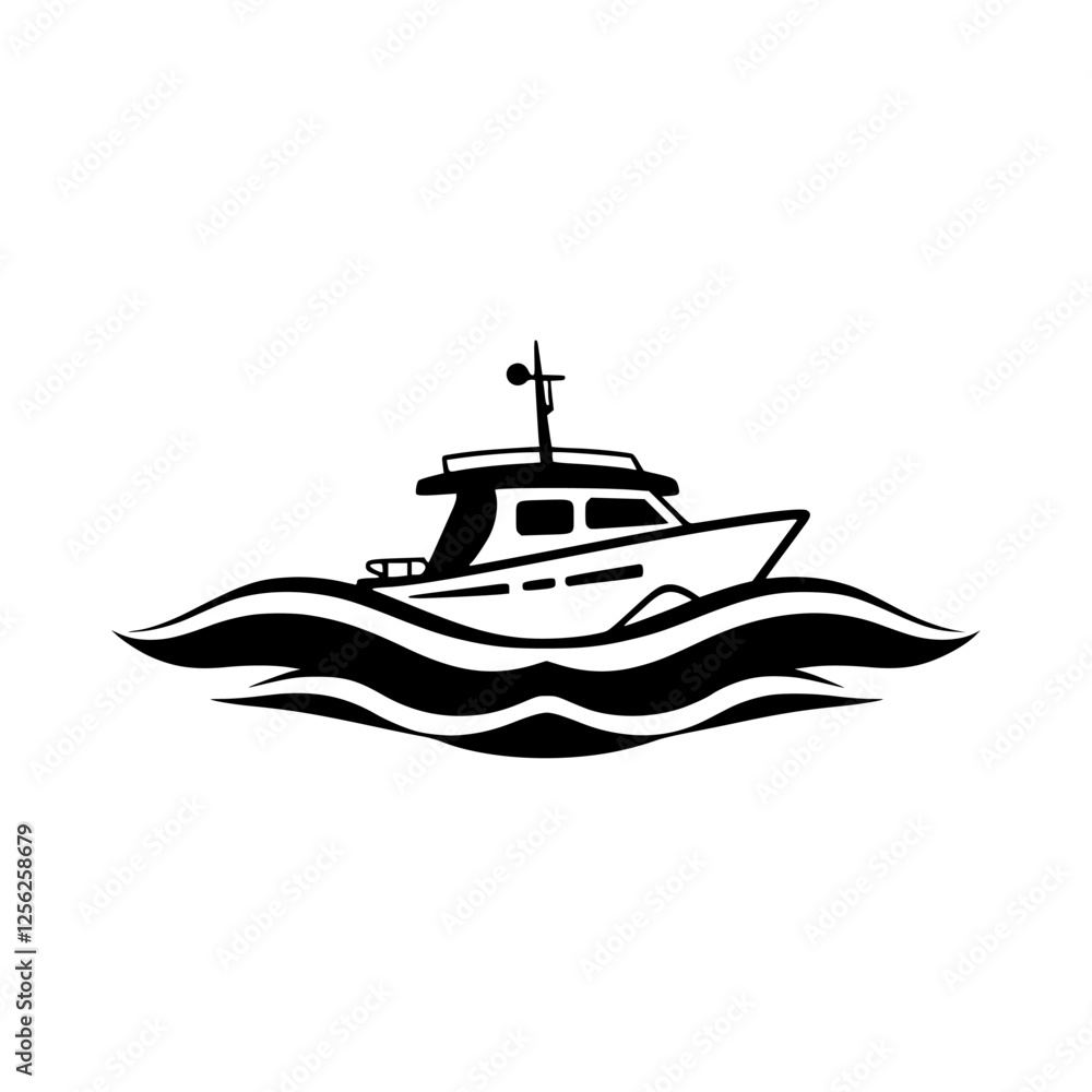 Boat-on-Waves. Boat-on-Waves.