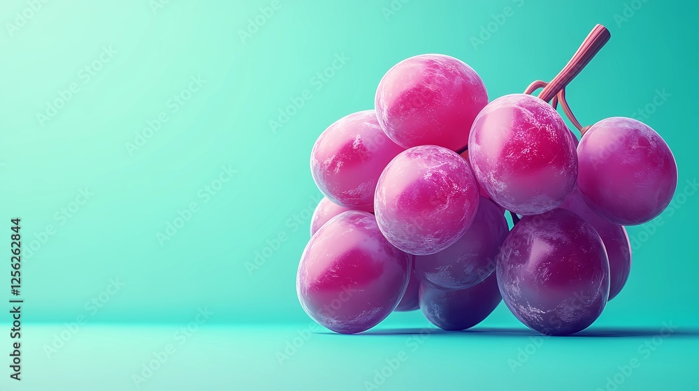 grape design for food themes, minimalist style, elegant lines, fresh appearance, ideal for recipe cards, packaging, and social media, sleek aesthetic grape design for food themes, minimalist style, elegant lines, fresh appearance, ideal for recipe cards, packaging, and social media, sleek aesthetic