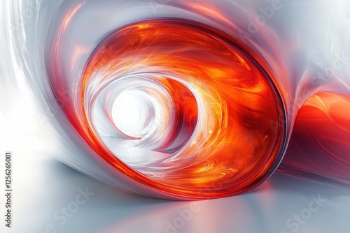 An abstract swirl of vibrant colors blending seamlessly, creating a dynamic motion effect that evokes energy and creativity. photo