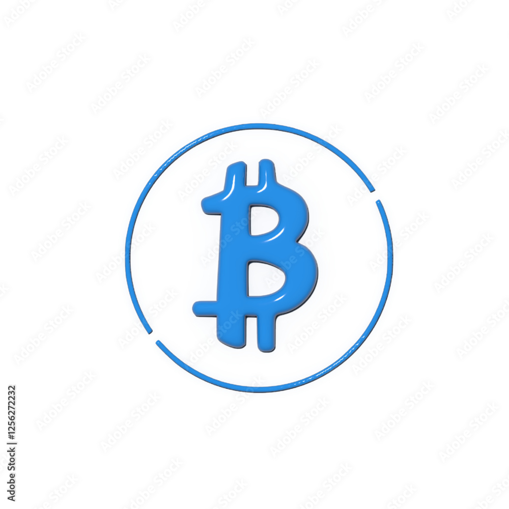 A 3D icon design featuring a stylized B symbol enclosed in a partially completed circle presented as a vector illustration Modern design element A 3D icon design featuring a stylized B symbol enclosed in a partially completed circle presented as a vector illustration Modern design element