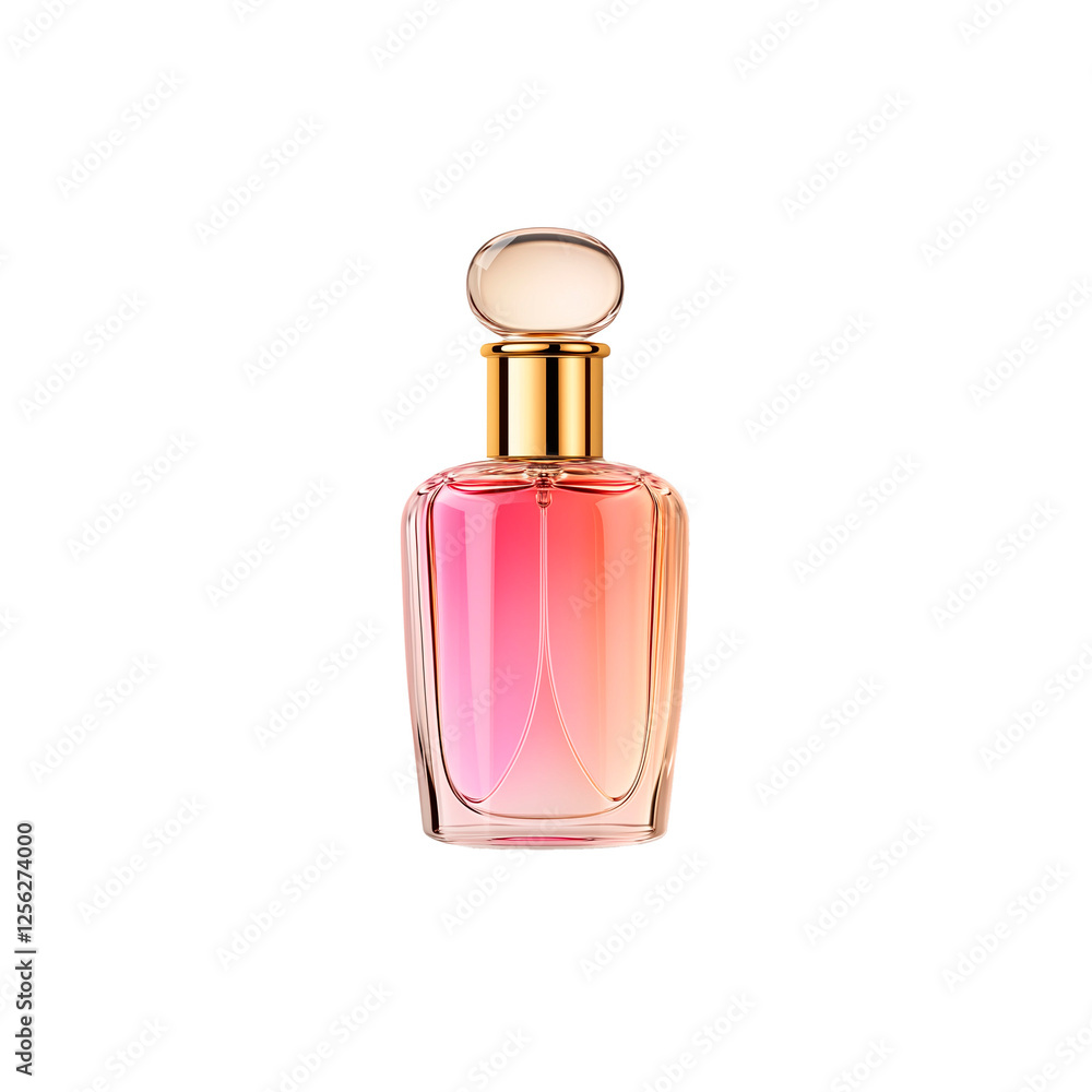Elegant pastel pink perfume bottles displayed on a simple background for a chic and inviting aesthetic Elegant pastel pink perfume bottles displayed on a simple background for a chic and inviting aesthetic