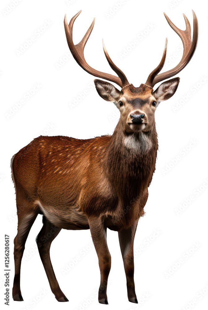 Fototapeta premium PNG Wildlife animal antler mammal.