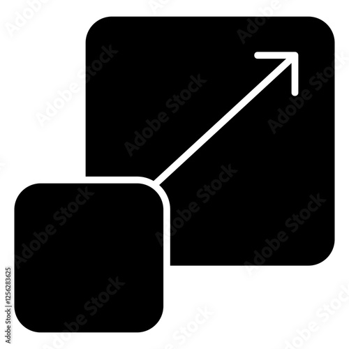 Scalability Glyph Icon