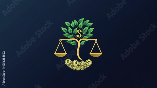 Financial Growth & Balance, Legal Concept photo