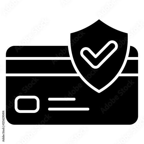 Secure Payment Glyph Icon