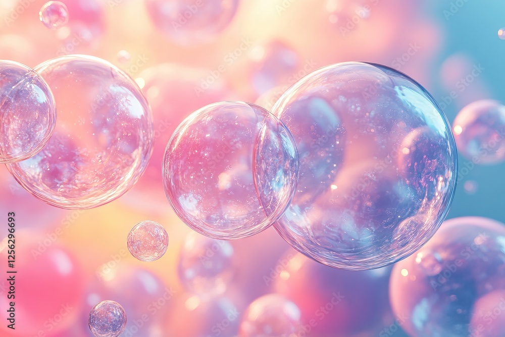 Glass bubbles of various form 