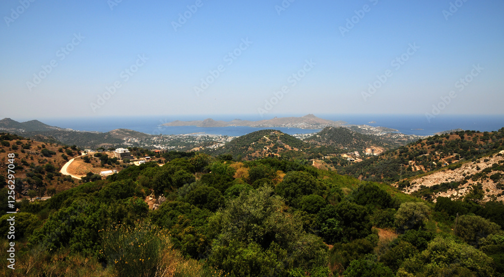 Fototapeta premium A view of Bodrum, Turkey.