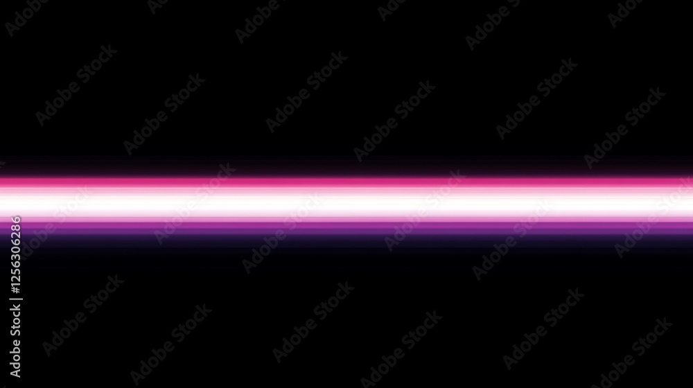 Fototapeta premium Pink white light streak, dark background